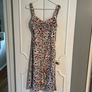 lost + wander white floral dress size small